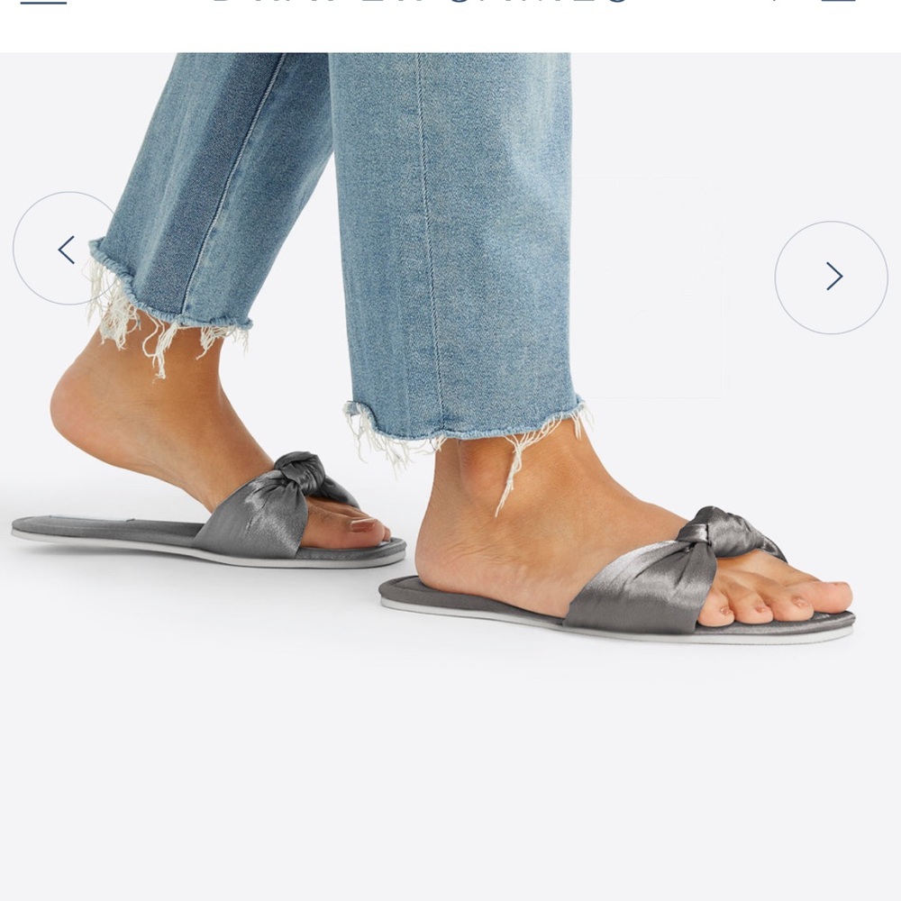 Silver slippers